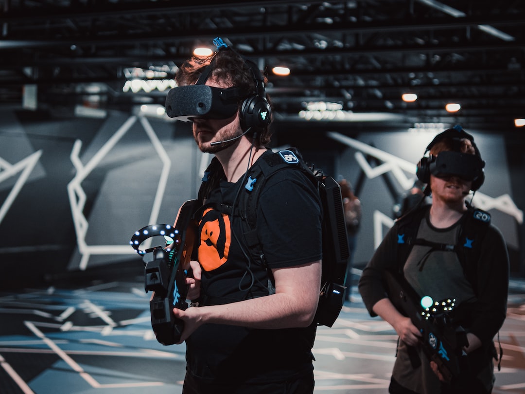 a group of people wearing virtual reality headsets