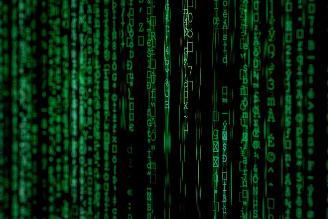 Hacker binary attack code. Made with Canon 5d Mark III and analog vintage lens, Leica APO Macro Elmarit-R 2.8 100mm (Year: 1993) by Uniphonic Matrix movie still