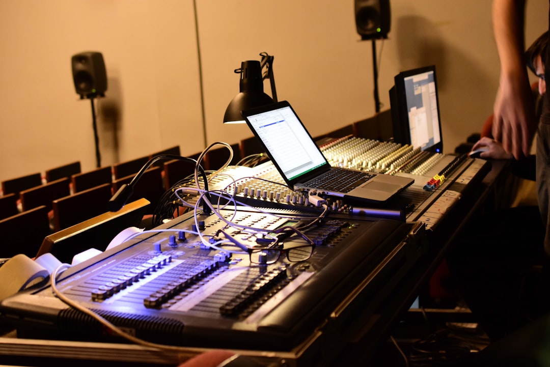 Sound by Uniphonic black audio mixer