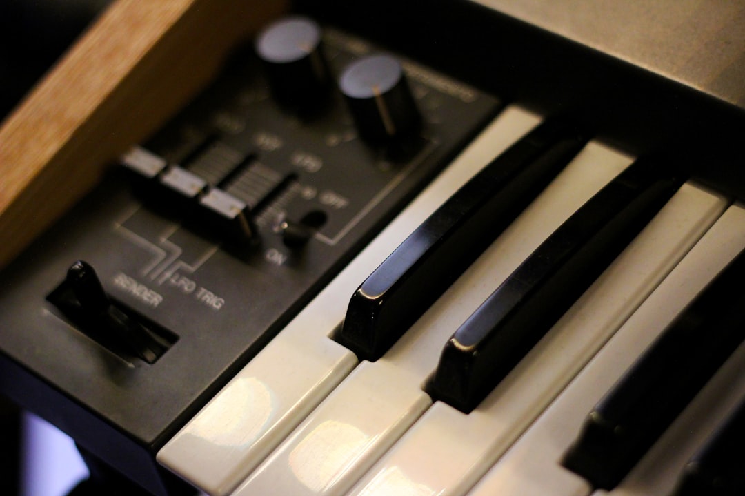 Shot with Canon 60D using a 50mm lens, natural room light, un-edit. Hope you enjoy by Uniphonic a close up of a piano keyboard with black and white keys